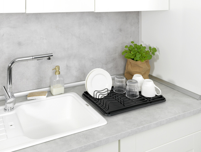 Scurgator vase cu suport pentru sticle AMY