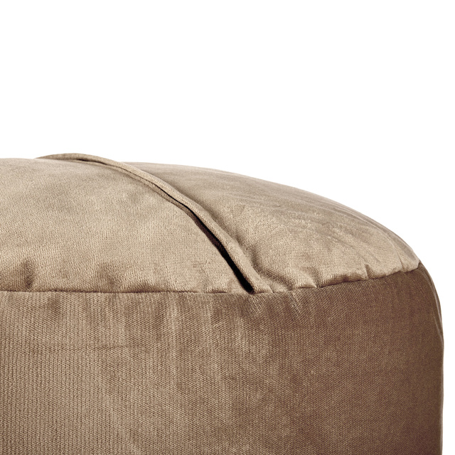 Puf tapitat cu catifea, 60 cm