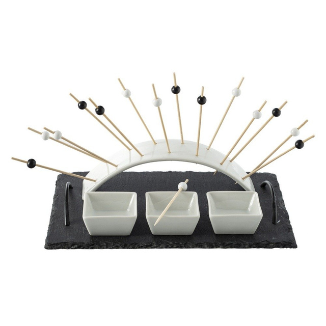 Set de servire gustari, portelan