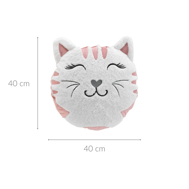 Perne pisică cu blană, Ø 40 cm
