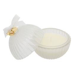 Lumânare parfumată de Crăciun, 50 g, albă