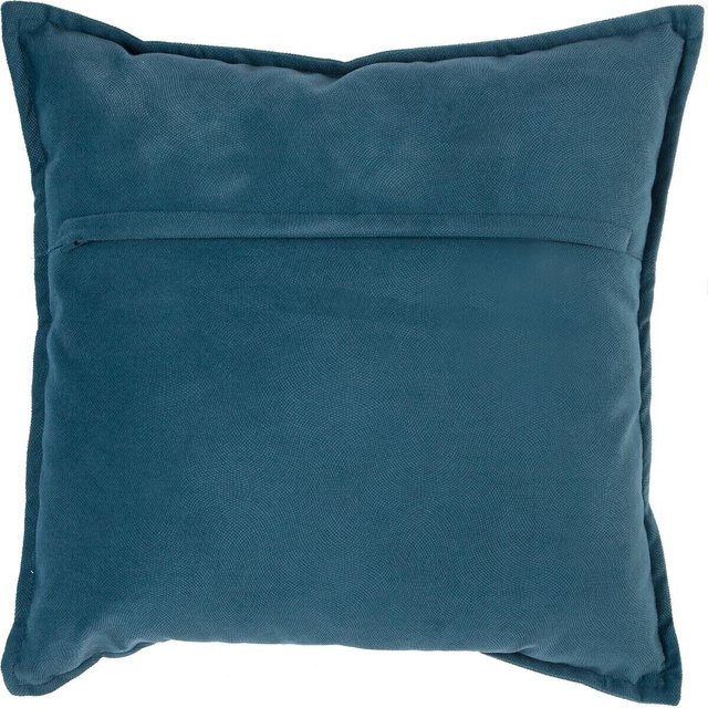 Perna decorativa, 45 x 45 cm, albastra