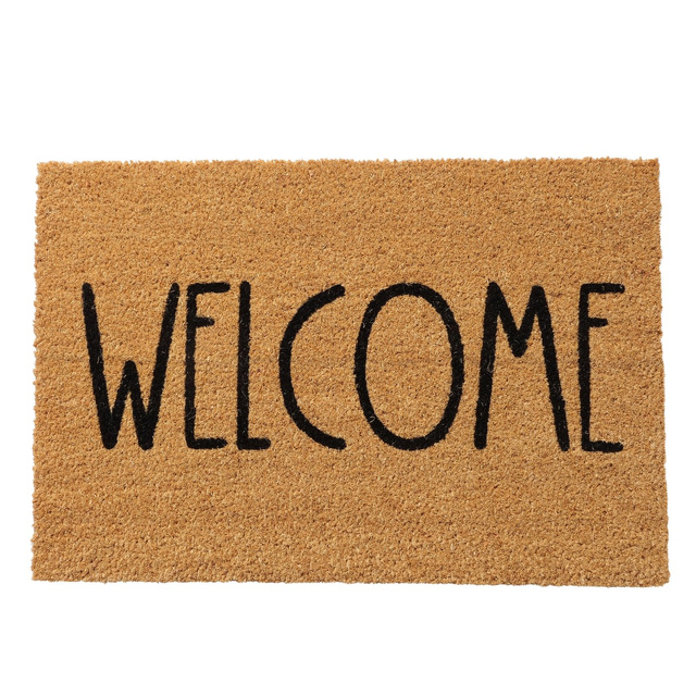 Covoraș, nucă de cocos, WELCOME, 40 x 60 cm