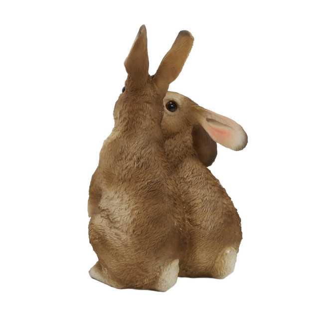 Figurină de grădină cu iepurași, 18 x 14 x 28 cm