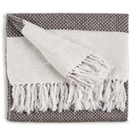 Pătură din bumbac pentru pat, 130 x 160 cm, negru