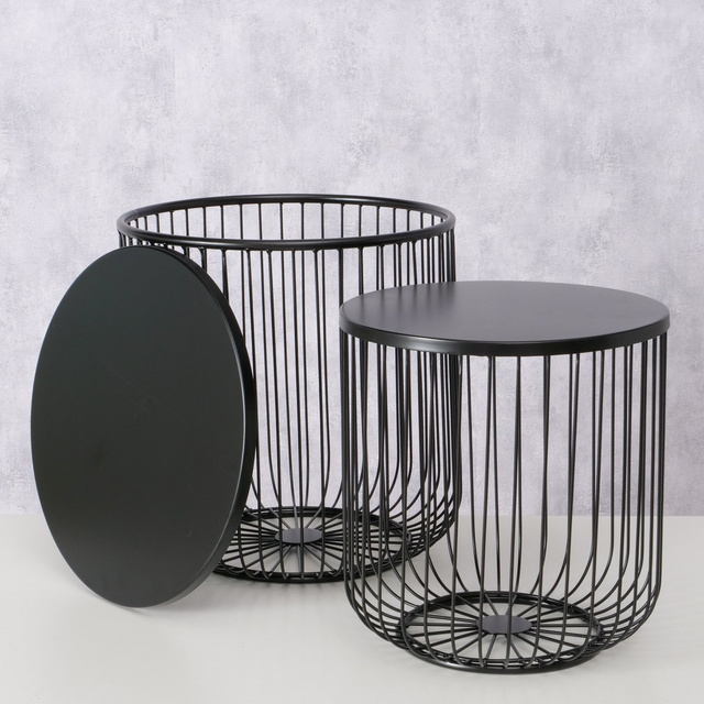 Set doua mese metalice CINDY, 41 - 47 cm