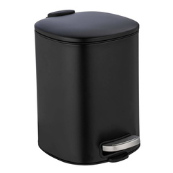 Cos de gunoi ALASSIO cu pedala si functie Easy-Close, 5 L, negru, Wenko