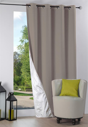 Draperie termică NELSON cu inele, 135 x 240 cm