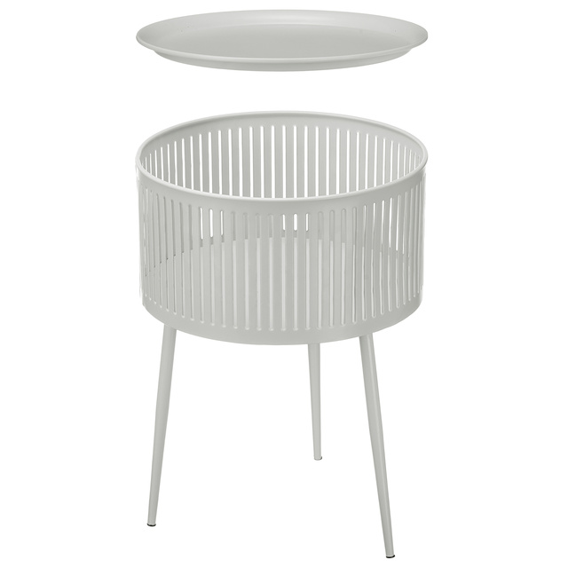 Masuta de cafea rotunda cu spatiu de depozitare, Ø 40 cm