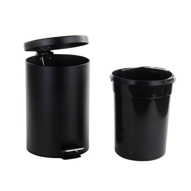 Coș de gunoi metalic, 12 litri