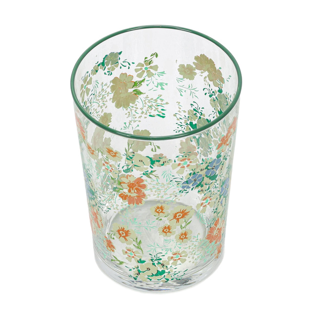 Pahar mare cu model floral, 510 ml