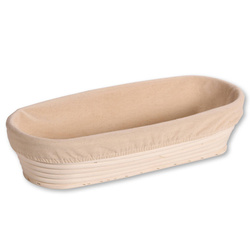 Cos pentru aluat paine, oval 35 x 15 cm, Kesper