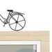 Cadru foto pentru 2 fotografii, cu inscriptie si bicicleta decorativa