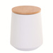 Recipient ceramic cu capac din bambus, 1080 ml