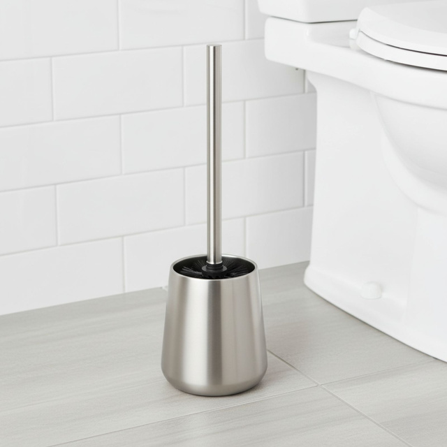 Perie pentru toaletă DAHI, oțel inoxidabil, Ø 11 cm