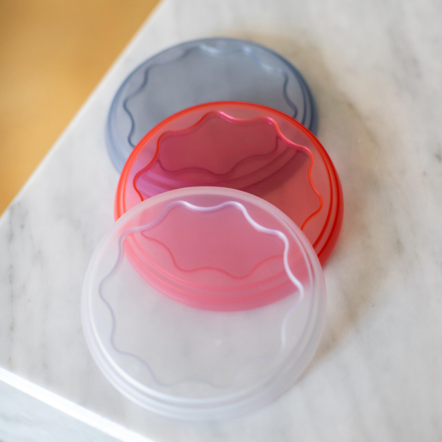 Capac FRESH, reutilizabil, 3 buc x Ø 10,2 cm, KOZIOL