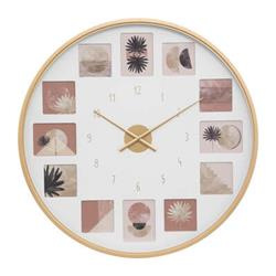 Ceas de perete cu colaj foto personalizat, Ø 76,5 cm