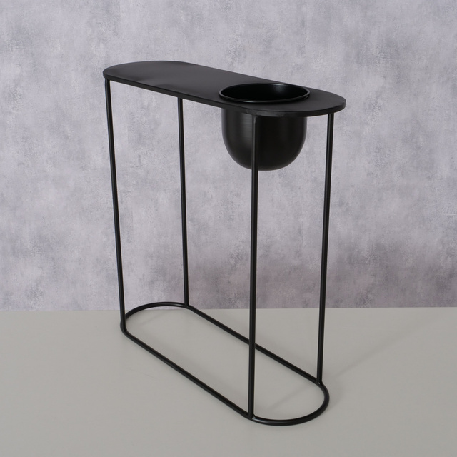 Masuta laterala metalica PLUTO, inaltime 56 cm