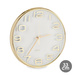 Ceas de perete auriu, cadran transparent, CHAMPAGNE, Ø 33 cm