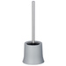 Perie pentru toaletă și recipient din plastic, WENKO, gri