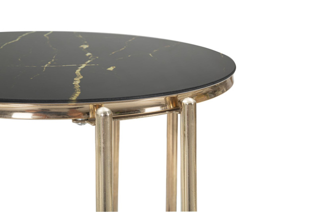 Masuta de cafea cu imitatie de marmura, 45 x 46 cm