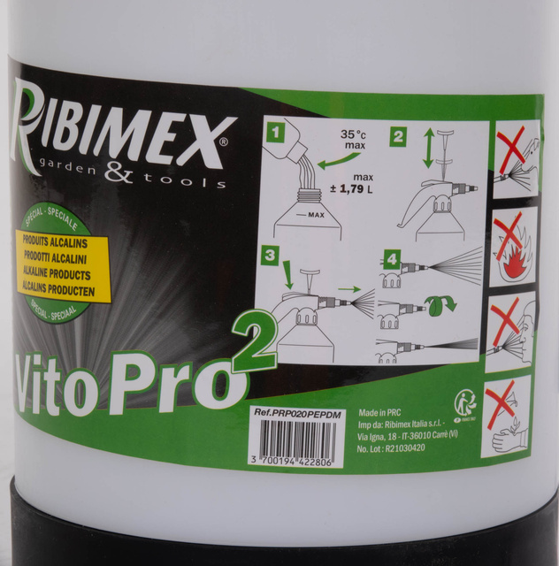 Pulverizator manual VITO PRO2 RIBIMEX, 2 l