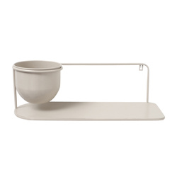 Raft metalic cu capac pentru plante PLUTO, 55 x 18 cm