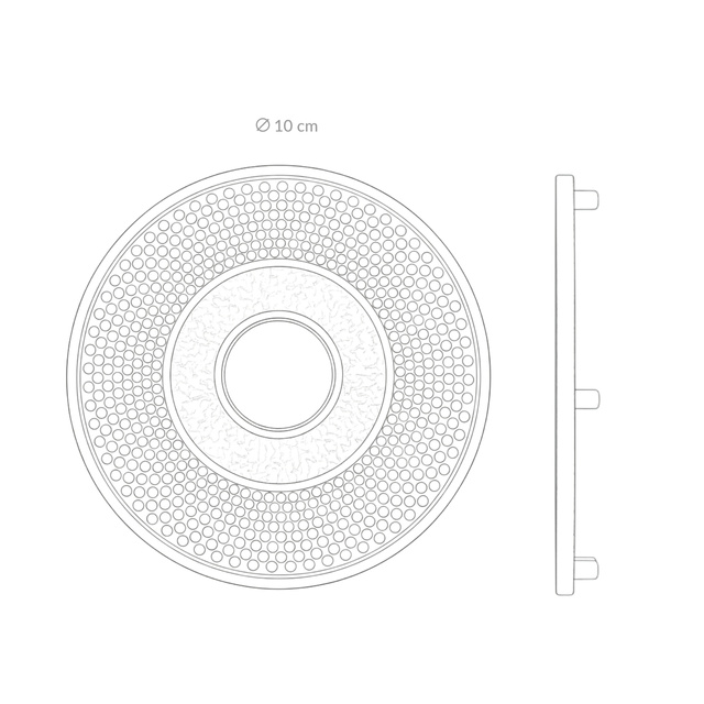 Suport din fontă HOSHI, Ø 13 cm