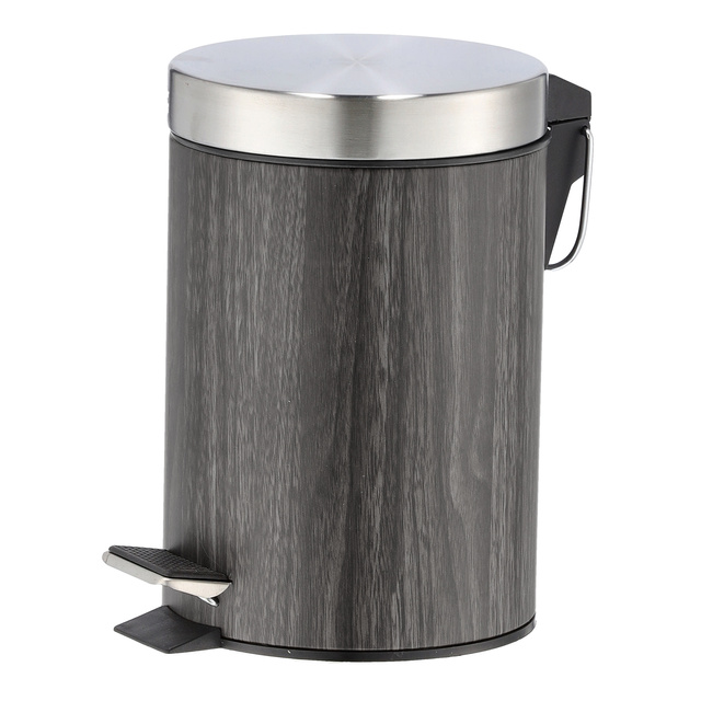 Coș de baie WALNUSS, recipient pentru gunoi - 3 l, ZELLER, maro închis