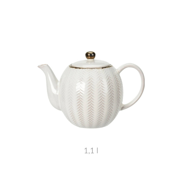 Ceainic din ceramică DUNE, 1,1 l