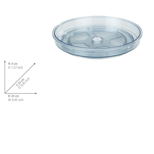 Tava rotativa VICTORIA, plastic reciclat