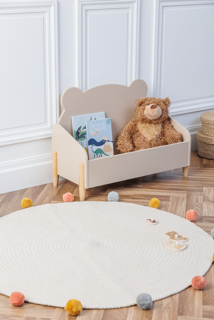 Cutie pentru jucării FJELLA, 61 x 44,2 x 28,5 cm, ursuleț