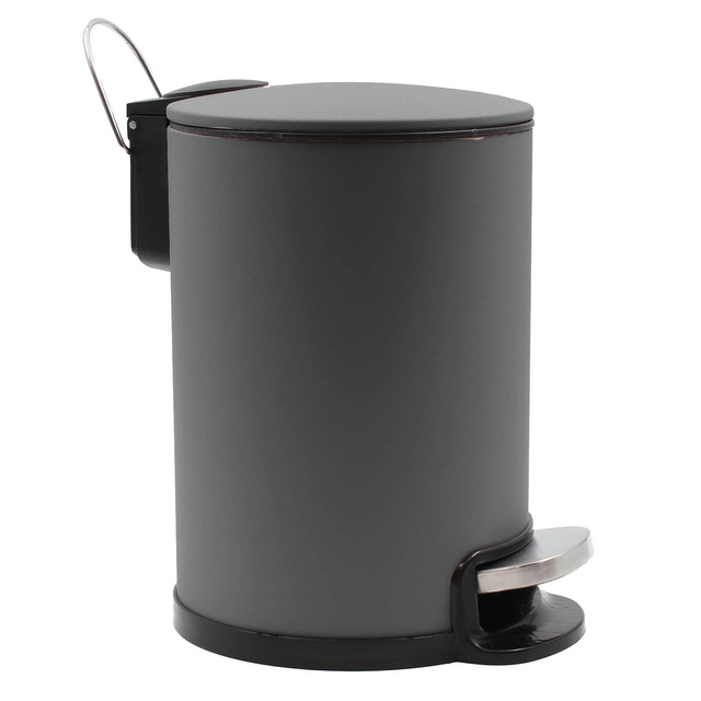 Coș de gunoi de baie cu închidere moale, 3 l, METALINE