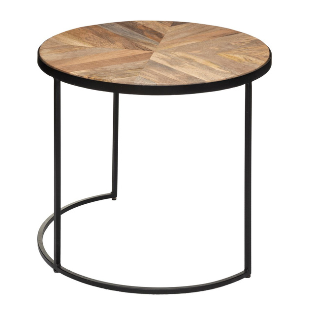 Set de masute de cafea Basile, blaturi din lemn