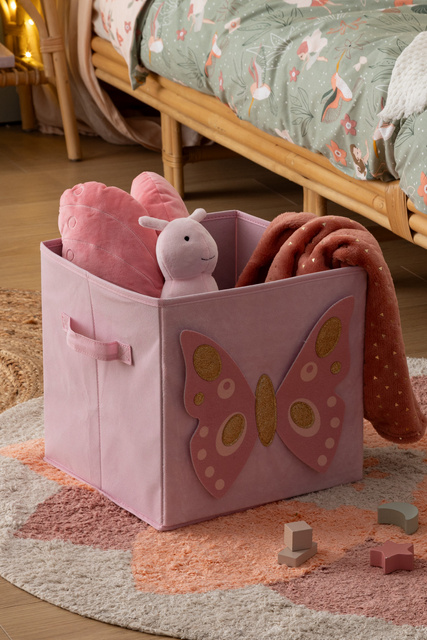 Recipient pentru jucării cu fluture STAY, 29 x 29 cm