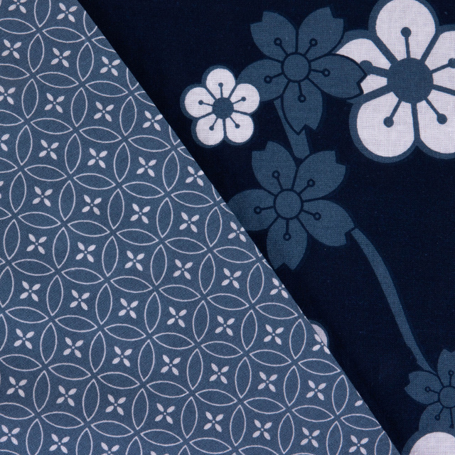 Lenjerie de pat din bumbac FLOWERS, reversibila