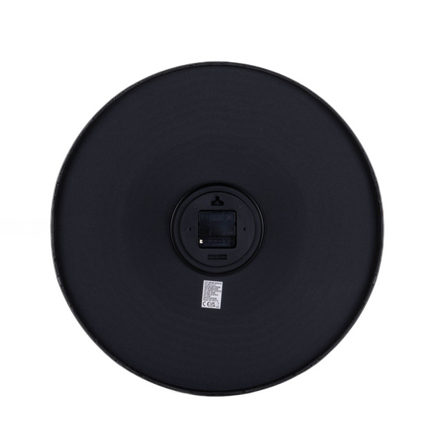 Ceas de perete cu cadran care imită lemnul sub sticlă, Ø 51 cm