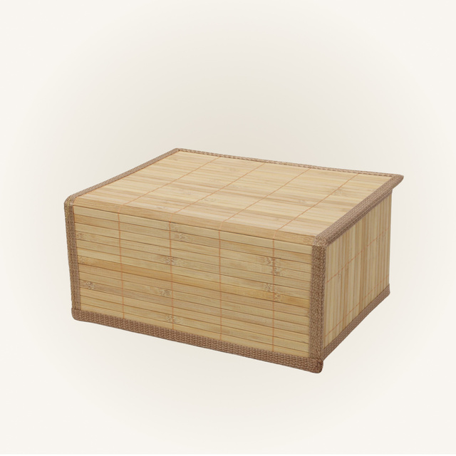 Set de coșuri închise în trei dimensiuni TILVA, maro deschis