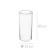 Vaza din sticla CYLINDER, 30 cm