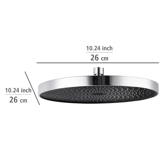 Dus rotund de tavan SOFTWATER, Ø 26 cm, argintiu, WENKO
