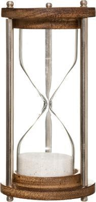 Clepsidra decorativa, din lemn de mango si metal