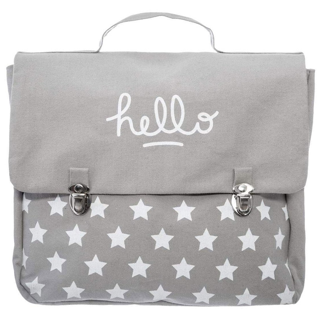 Geantă de școală de umăr cu deschidere prin clemă