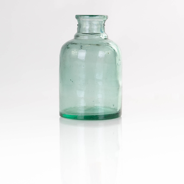 Vaza din sticla reciclata, 20 cm