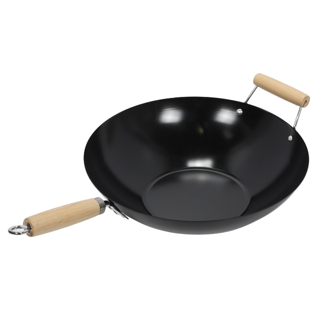 Wok din oțel carbon, Ø 35 cm