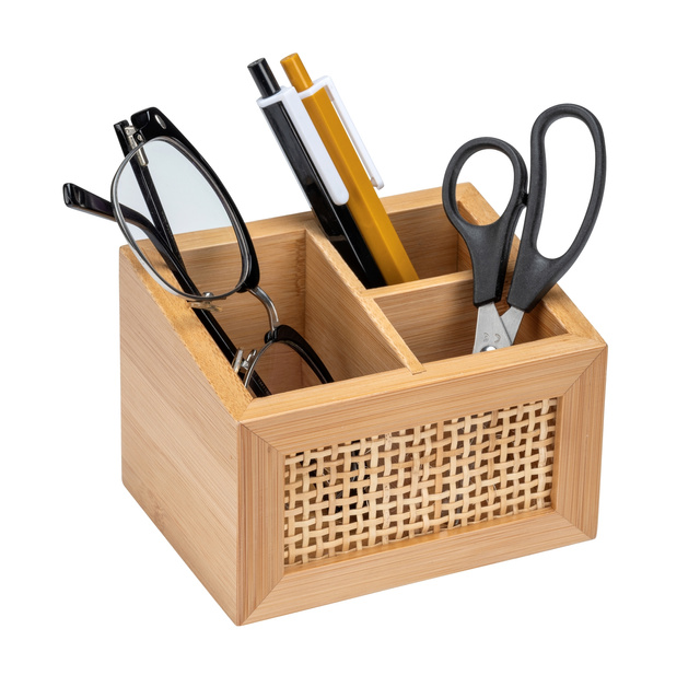 Organizator universal ALLEGRE BAMBOO, 3 compartimente, bambus, WENKO