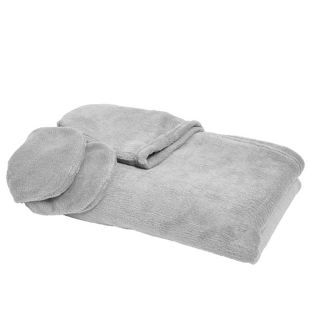 Patura cu maneci si gluga, Essential, marime universala, 115 x 165 cm