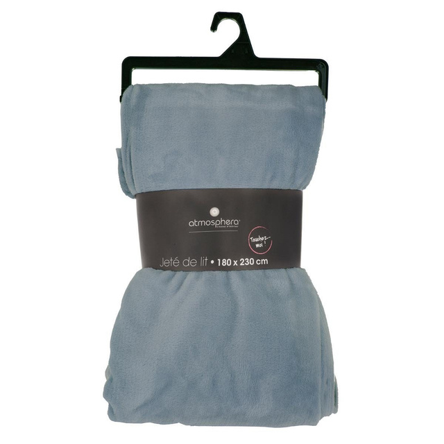 Pătură de lână UNI 180 x 230 cm, albastru