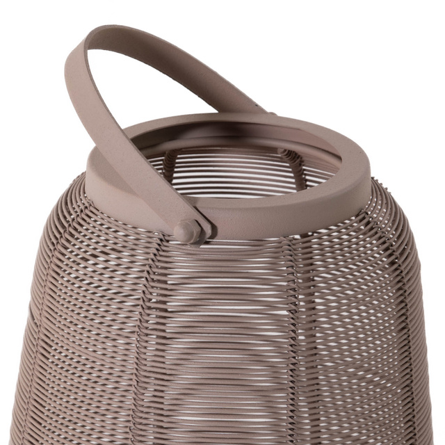 Felinar metalic cu maner, 16 x 19 cm