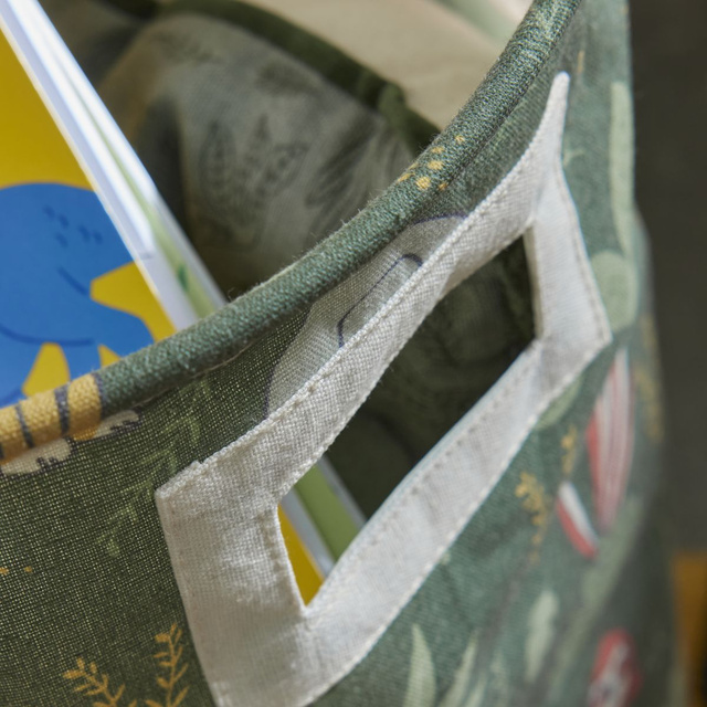 Coș pentru jucării rotund THE KING OF THE JUNGLE, Ø 35 cm