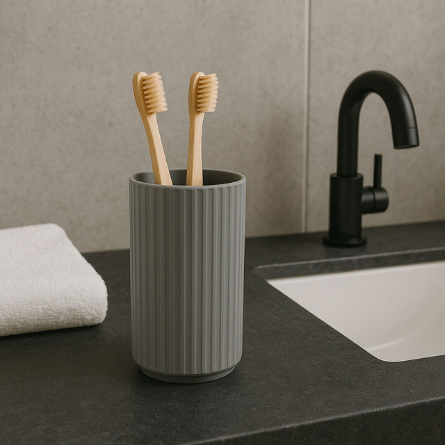 Suport pentru periuțe de dinți Allstar Minas gri